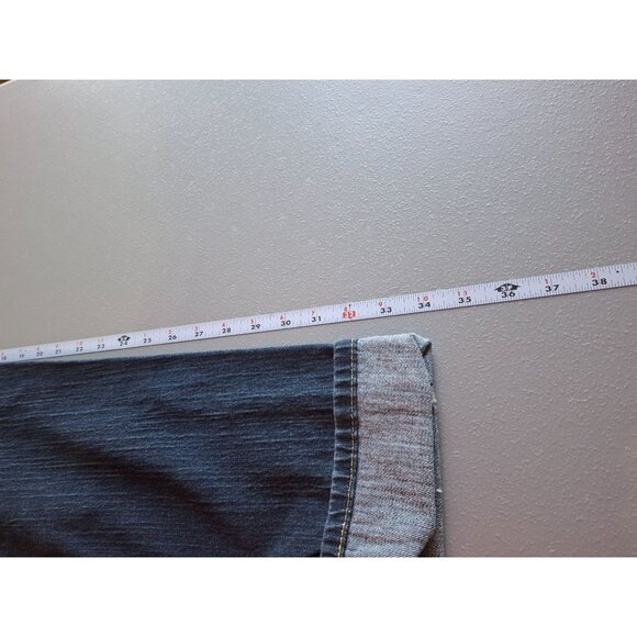 Signature By Levi Straus Mens Regular Taper Jeans Size 30/25 Cuffed Classiccore - Picture 8 of 9